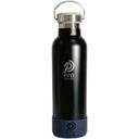 PPD Hydration Hydrtion 750ml Black Originl Water Bottle w/ Grey Bumper Protector
