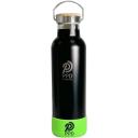PPD Hydration Hydrtion 750ml Orange Originl Water Bottle w/ Teal Bumper Protector