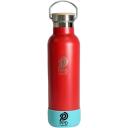 PPD Hydration Hydrtion 750ml Orange Originl Water Bottle w/ Teal Bumper Protector