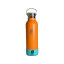 PPD Hydration Hydrtion 750ml Orange Originl Water Bottle w/ Teal Bumper Protector