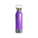 PPD Hydration Hydrtion 750ml Purple Originl Water Bottle w/ Grey Bumper Protector