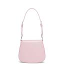 Prada Cleo Brushed Leather Mini Bag, Women, Alabaster Pink
