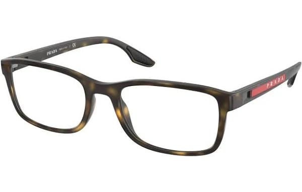 Prada Linea Rossa PS 09OV Eyeglasses 5811O1 Havana