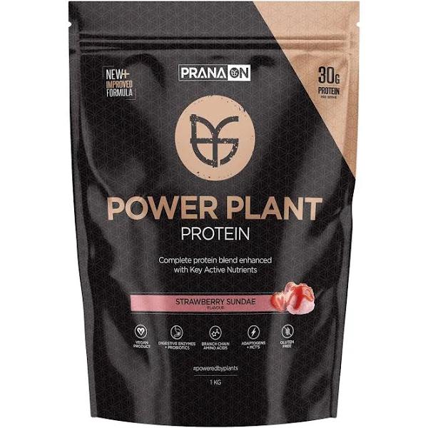 Prana On Power Plant Protein - 1 kg - Strawberry Sundae