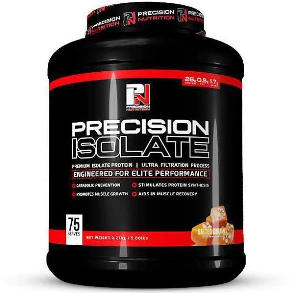 Precision Whey Isolate by Precision Nutrition, 5lb / Salted Caramel // Supplement Mart