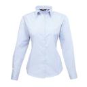 Premier 3/4 Sleeve Poplin Blouse / Plain Work Shirt Light Blue 10
