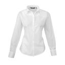 Premier 3/4 Sleeve Poplin Blouse / Plain Work Shirt White 12