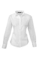 Premier 3/4 Sleeve Poplin Blouse / Plain Work Shirt White 22