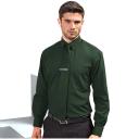 Premier Mens Long Sleeve Formal Plain Work Poplin Shirt Bottle Mens Shirt