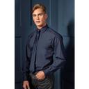 Premier Mens Long Sleeve Formal Plain Work Poplin Shirt Orange 15