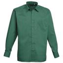 Premier Mens Long Sleeve Formal Plain Work Poplin Shirt Orange 15