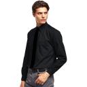 Premier Mens Long Sleeve Formal Plain Work Poplin Shirt Purple 18.5