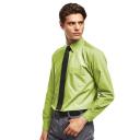 Premier Mens Long Sleeve Formal Plain Work Poplin Shirt Purple 18.5