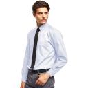 Premier Mens Long Sleeve Formal Plain Work Poplin Shirt White 19