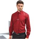 Premier Mens Long Sleeve Formal Plain Work Poplin Shirt White 22