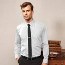 Premier Mens Long Sleeve Formal Plain Work Poplin Shirt White 22