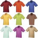 Premier Mens Short Sleeve Formal Poplin Plain Work Shirt Red 14.5