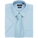 Premier Mens Short Sleeve Formal Poplin Plain Work Shirt Red 23