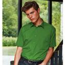 Premier Mens Short Sleeve Formal Poplin Plain Work Shirt White 20
