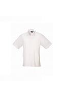 Premier Mens Short Sleeve Poplin Shirt White 23