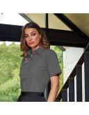 Premier Short Sleeve Poplin Blouse / Plain Work Shirt Bottle 10
