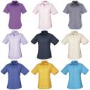 Premier Short Sleeve Poplin Blouse / Plain Work Shirt Lime 20
