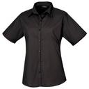 Premier Short Sleeve Poplin Blouse / Plain Work Shirt Lime 8