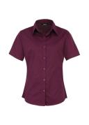 Premier Short Sleeve Poplin Blouse / Plain Work Shirt Navy 18
