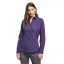 Premier Womens/Ladies Poplin Long Sleeve Blouse / Plain Work Shirt Aqua 20