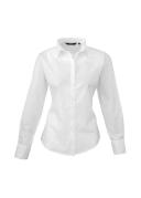 Premier Womens/Ladies Poplin Long Sleeve Blouse / Plain Work Shirt Hot Pink 20