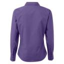 Premier Womens/Ladies Poplin Long Sleeve Blouse / Plain Work Shirt Hot Pink 20