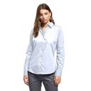 Premier Womens/Ladies Poplin Long Sleeve Blouse / Plain Work Shirt Purple 24