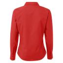 Premier Womens/Ladies Poplin Long Sleeve Blouse / Plain Work Shirt Silver 12