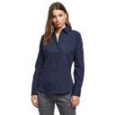 Premier Womens/Ladies Poplin Long Sleeve Blouse / Plain Work Shirt Silver 20