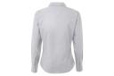 Premier Womens/Ladies Poplin Long Sleeve Blouse / Plain Work Shirt Silver 20