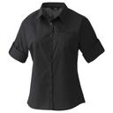 Premier Womens/Ladies Roll Sleeve Poplin Shirt Black S