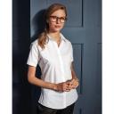Premier Womens/Ladies Supreme Heavy Poplin Short Sleeve Work Shirt White 18