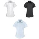Premier Womens/Ladies Supreme Heavy Poplin Short Sleeve Work Shirt White 18