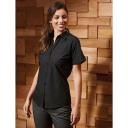 Premier Womens/Ladies Supreme Heavy Poplin Short Sleeve Work Shirt White 18