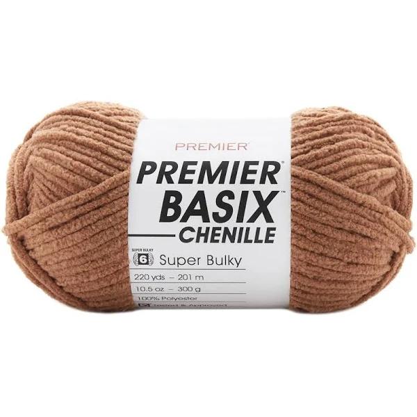 Premier Yarns Basix Chenille Yarn - Caramel 300g
