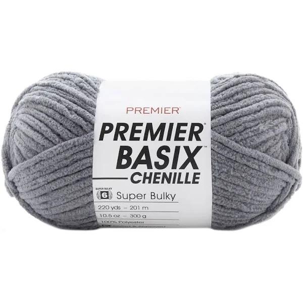 Premier Yarns Basix Chenille Yarn - Pewter 300g