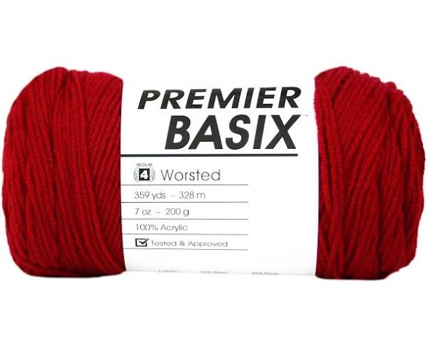 Premier Yarns Basix Yarn Red