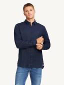 Premium Linen Shirt Blue XS