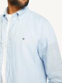 Premium Linen Shirt Blue XS