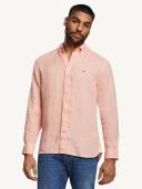 Premium Linen Shirt Pink XS