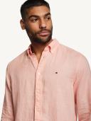 Premium Linen Shirt Pink XS