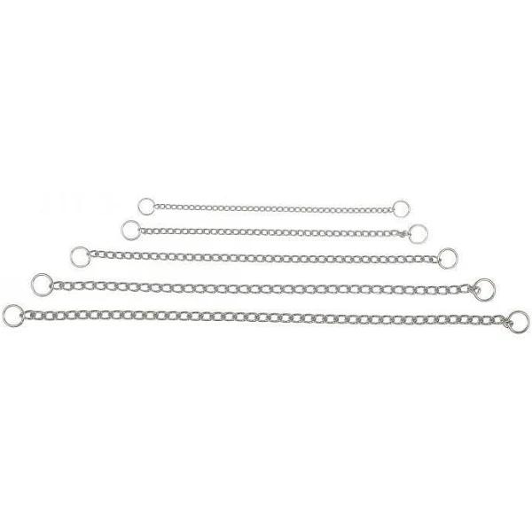 Prestige Pet Chrome Choke Heavy Duty Dog Collar 2.5mm x 46cm