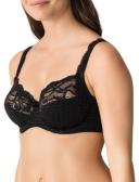 Primadonna Madison 0162121 Women's Black Size DD+ Support Bra
