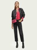 Printed Reversible Padded Bomber Jacket