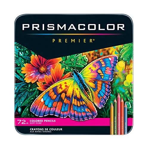 Prismacolor Premier Colored Pencils, Soft Core, 72 Pack